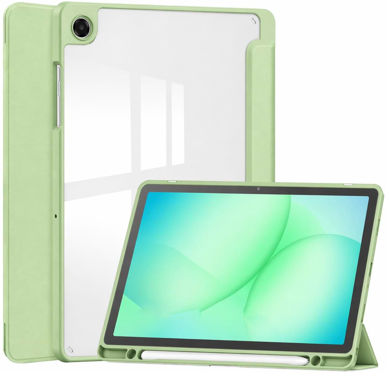 Чохол для планшета BeCover Soft Edge TPU з кріпленням for Samsung Galaxy Tab A11 Plus SM-X236B 11" Green (715568)